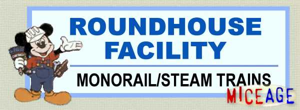 Sign - Roundhouse Facility--Monorail/Steam Trains