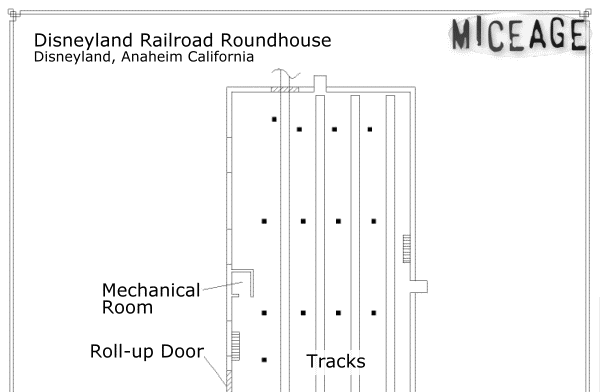 Disneyland Railroad Roundhouse
